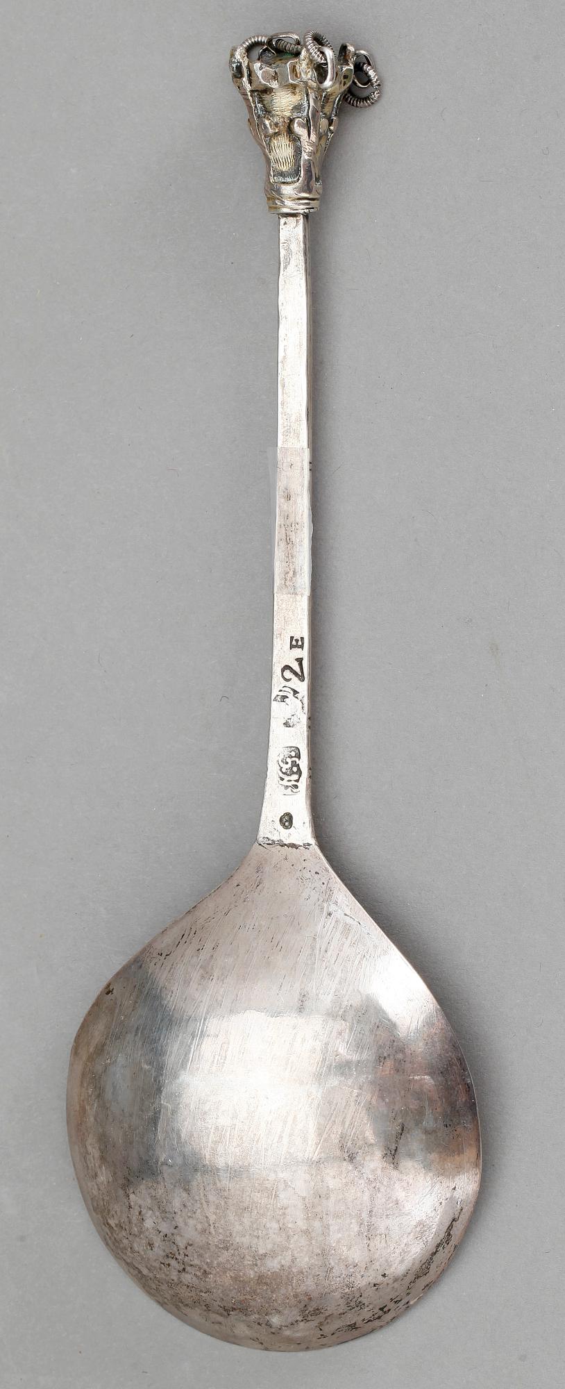 SUPSKED, silver, Nils Grubb, Hudiksvall 1787. Vikt ca 35 gram.