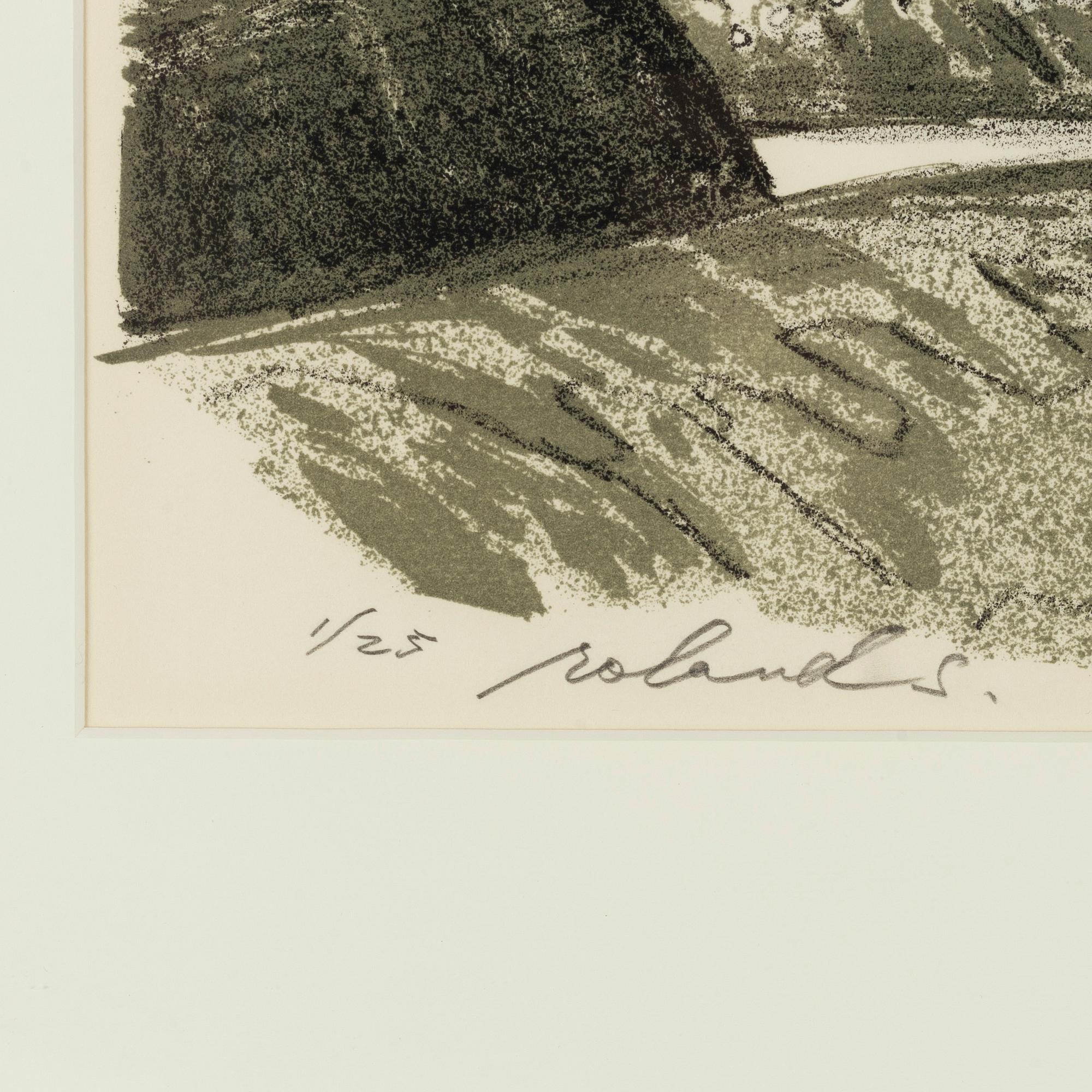 Roland Svensson, 3 litografier, signerade och numrerade.