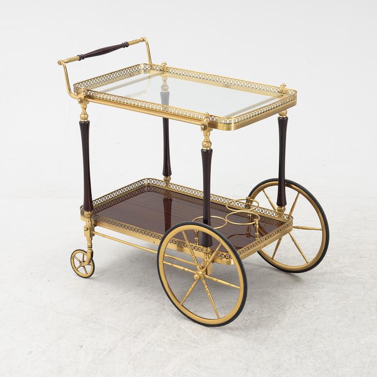 A model 'Frati' serving trolley, Italy, 1970's.