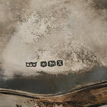 FAT samt SKRIN, silver, Mappin & Webb, Sheffield, omkring 1900-talets mitt. Fatets vikt 558 g.