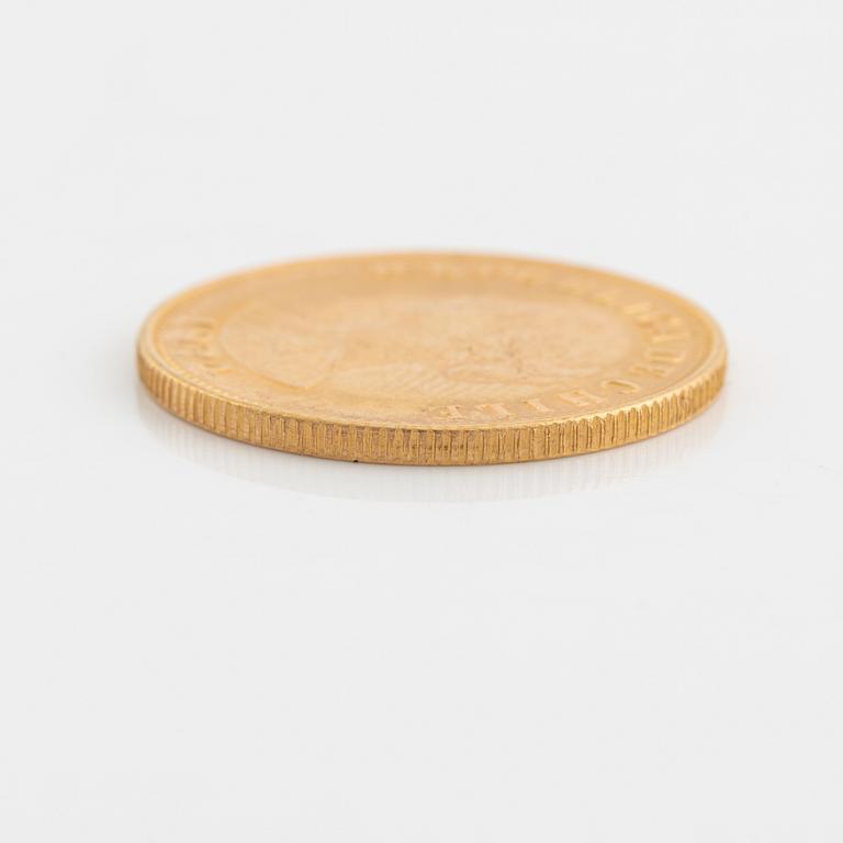 Guldmynt, Chile, 50 pesos 1974.