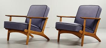 FÅTÖLJER, ett par, 1950/1960-tal.