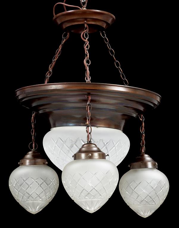 TAKLAMPA, jugend, 1900-talets början. H 58.