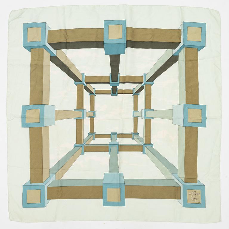 Hermès, scarf, "Perspective".