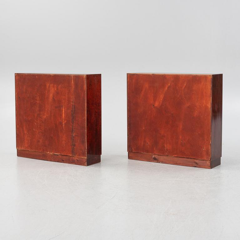 Bokhyllor ett par, 1930-tal.