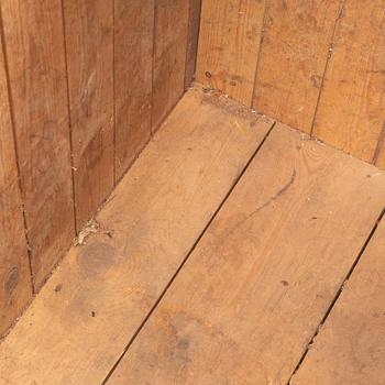 A firewood storage cupboard, 19th century.