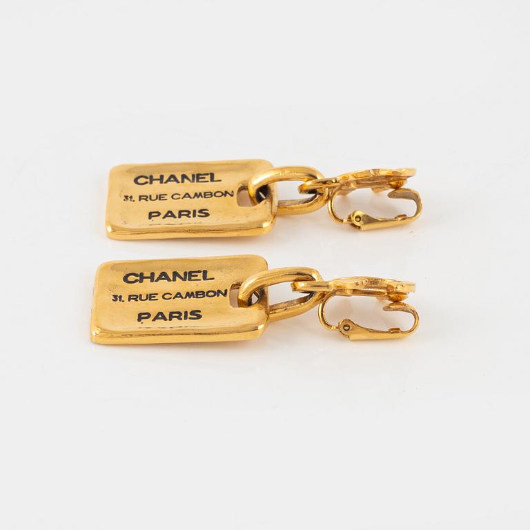 Chanel, earrings, 1980s.