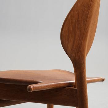 Hans J. Wegner, A Hans J. Wegner teak 'Valet/ Bachelor's Chair,  executed by cabinetmaker Johannes Hansen, Denmark ca 1959.