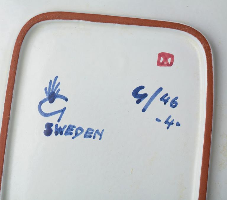 SKÅLFAT, Stig Lindberg, fajans, 1900-talets mitt.