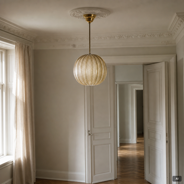 A ceiling lamp, 1960s/70s.