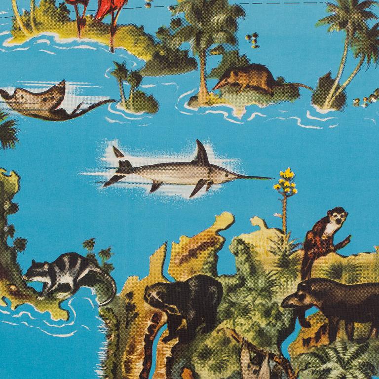 SKOLPLANSCH, Sydamerika. Seietz 1900-talets andra hälft.