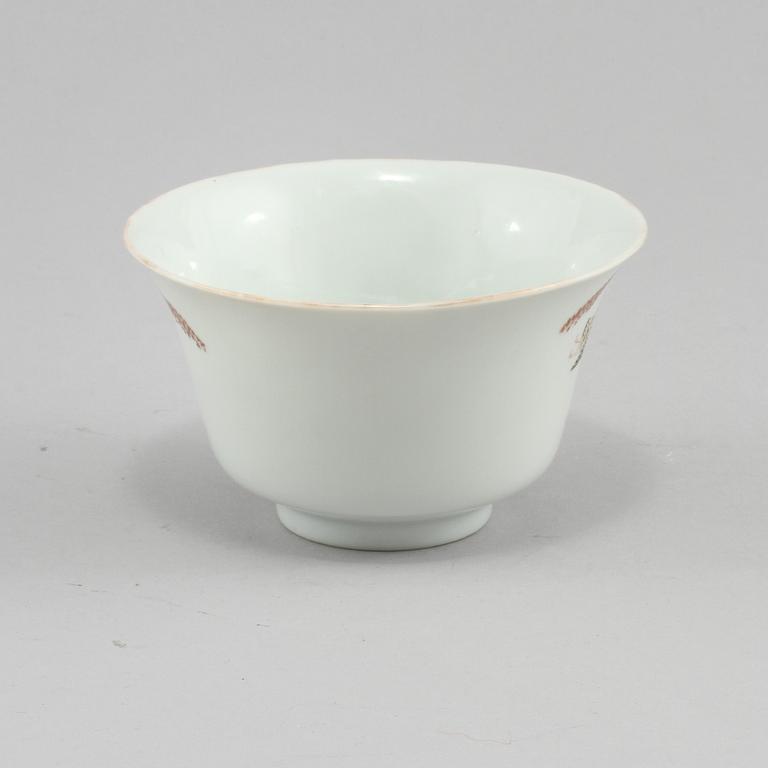 SKÅL, porslin, Kina, 1900-tal.