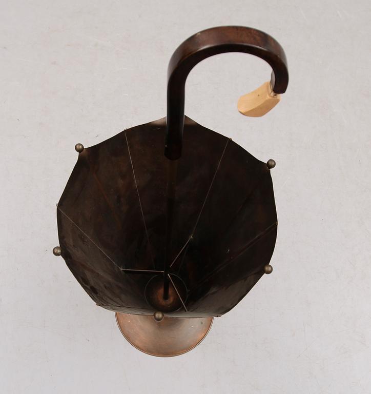 PARAPLYSTÄLL, koppar, 1900-talets första hälft.