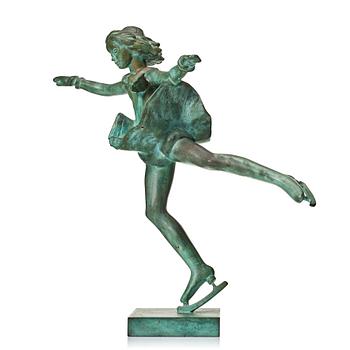 Carl Milles, "Skridskoprinsessan" (=The skater princess).