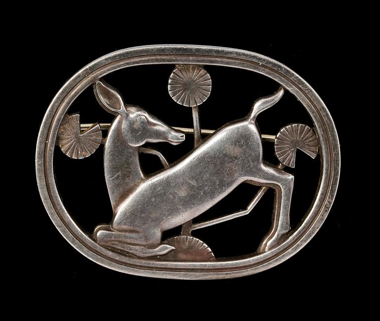 BROSCH, sterlingsliver, Georg Jensen, Danmark.