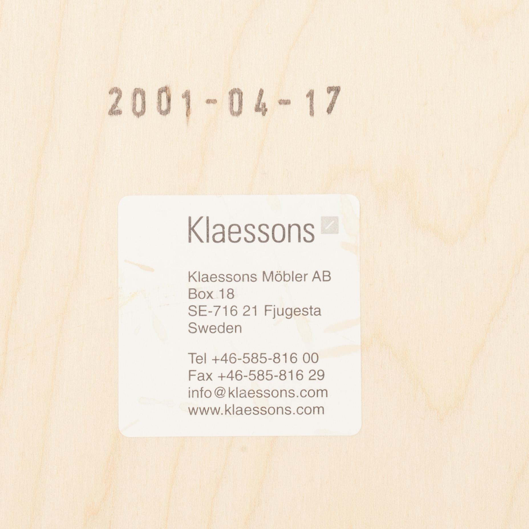 CLUBFÅTÖLJER, 4 st, Jacob Zeilon, Klaessons/Materia, 2000-tal.