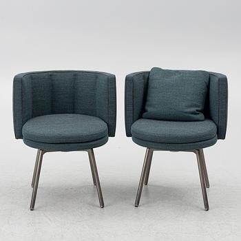 Nendo, stolar, ett par, "Torii", Minotti, Italien.