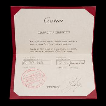 A BRACELET, Cartier LOVE, 18K white gold, six brilliant cut  diamonds.