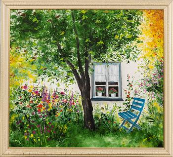 Ann-Marie Jönsson, oil on canvas signed and dated 91-92.