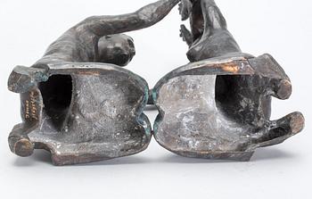 JONAS HÖGSTRÖM, skulptur, brons, signerad.