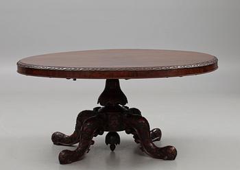 FÄLLBORD/MATBORD, senempire, 1800-talets andra hälft.