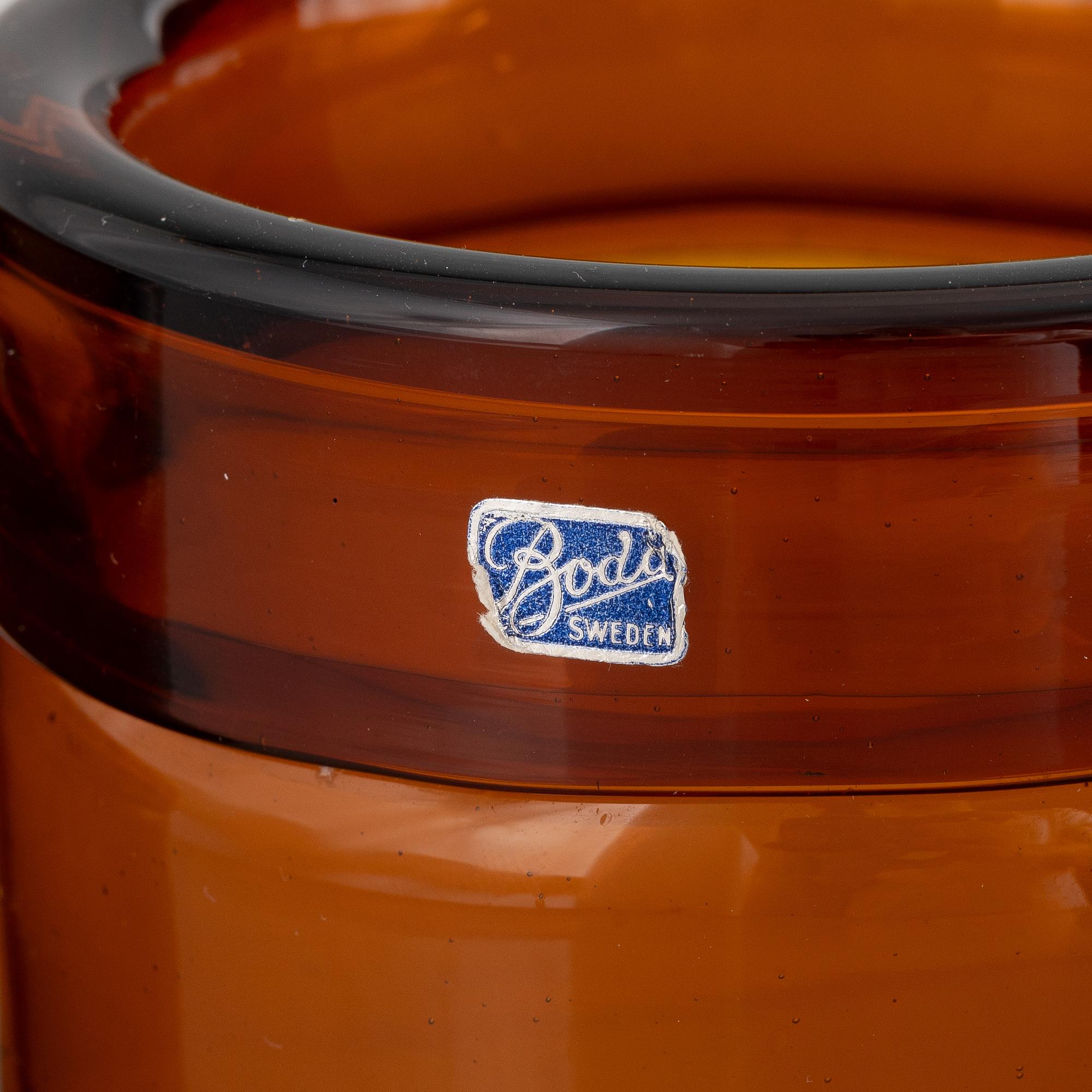 Erik Höglund, collection of glass objects, 17 pieces, Boda.