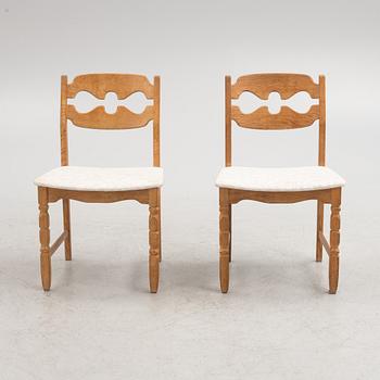 Henning Kjaerulf, stolar 6 st "Razor Blade", Danmark, 1900-talets andra hälft.