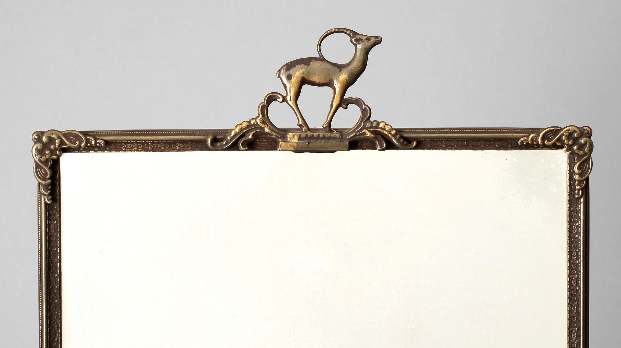 SPEGEL, metall, 1920-tal.