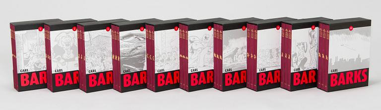 Carl Barks, "Carl Barks' Collected Works", 30 volumes, Egmont Publishing 2005-2008.