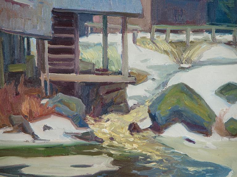 Armas Raunio, Vanha mylly.