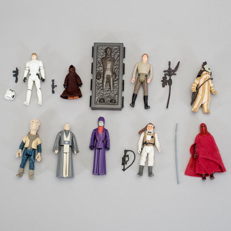STAR WARS, 45 stycken figurer, Kenner, 1970/80-tal.