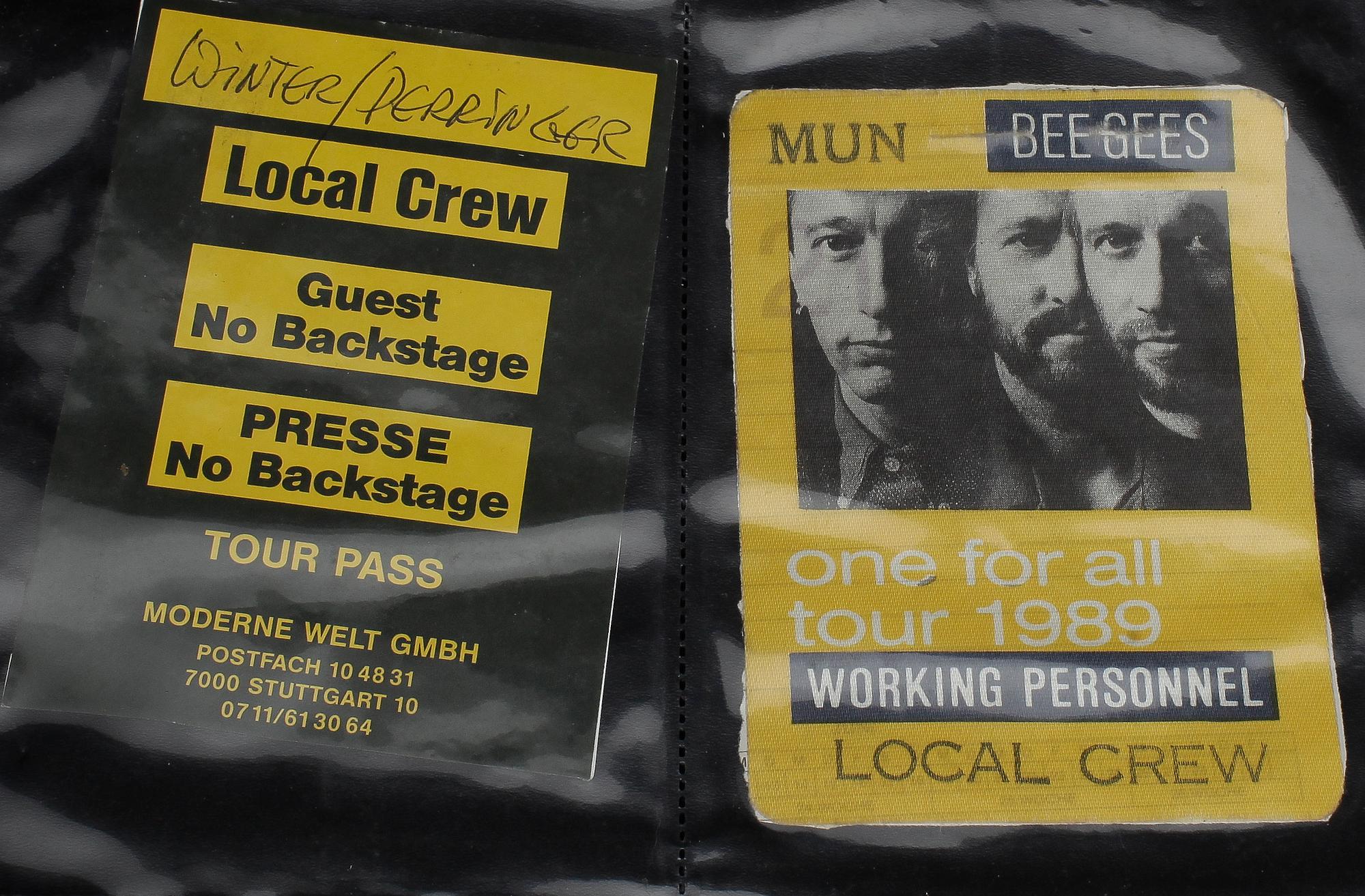 PARTI BACKSTAGEPASS, ca 140 st, 1980/1990-tal.