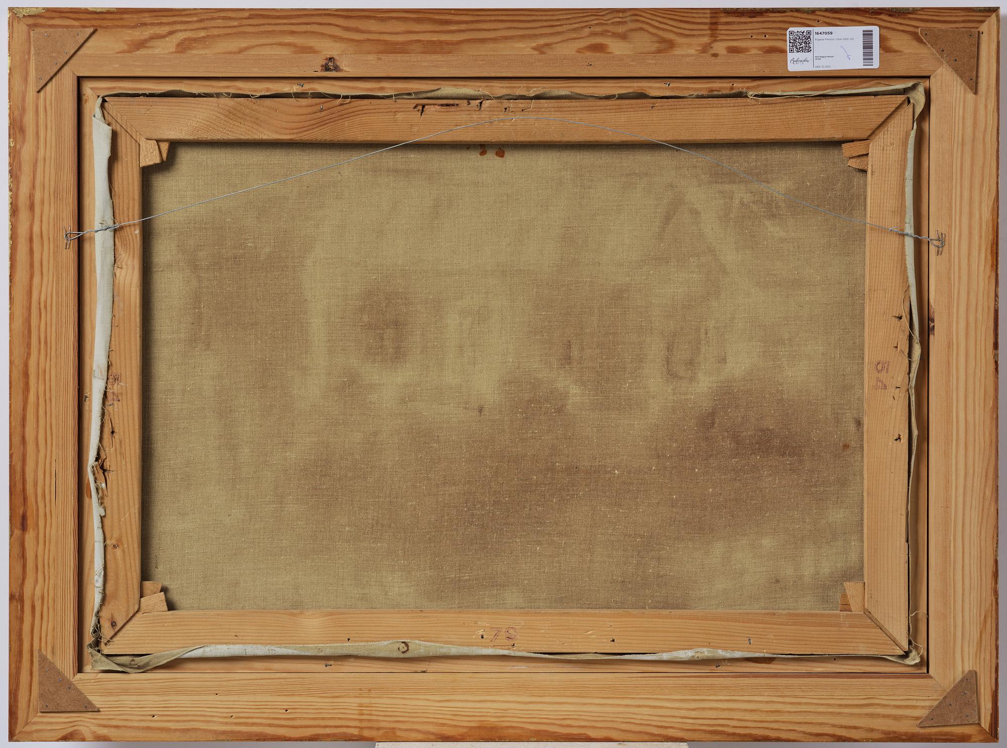 Ragnar Person, "Break from the party - motif from a wedding" .