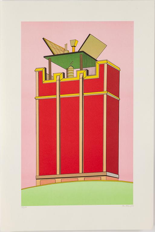 STEN EKLUND, lithograph in colors, signed and numbered 37/150. Daterad -06.