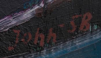 GUNNAR JONN, oil on canavs, signed and dated -58.
