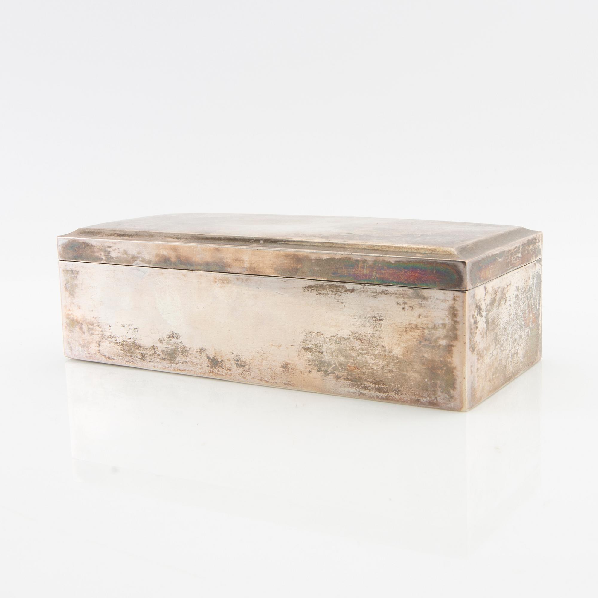 Johan Henrik Lampa, Box silver, Stockholm 1818.