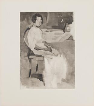 HELENE SCHJERFBECK, mapp med tryckbilder, 48 delar, 1945.