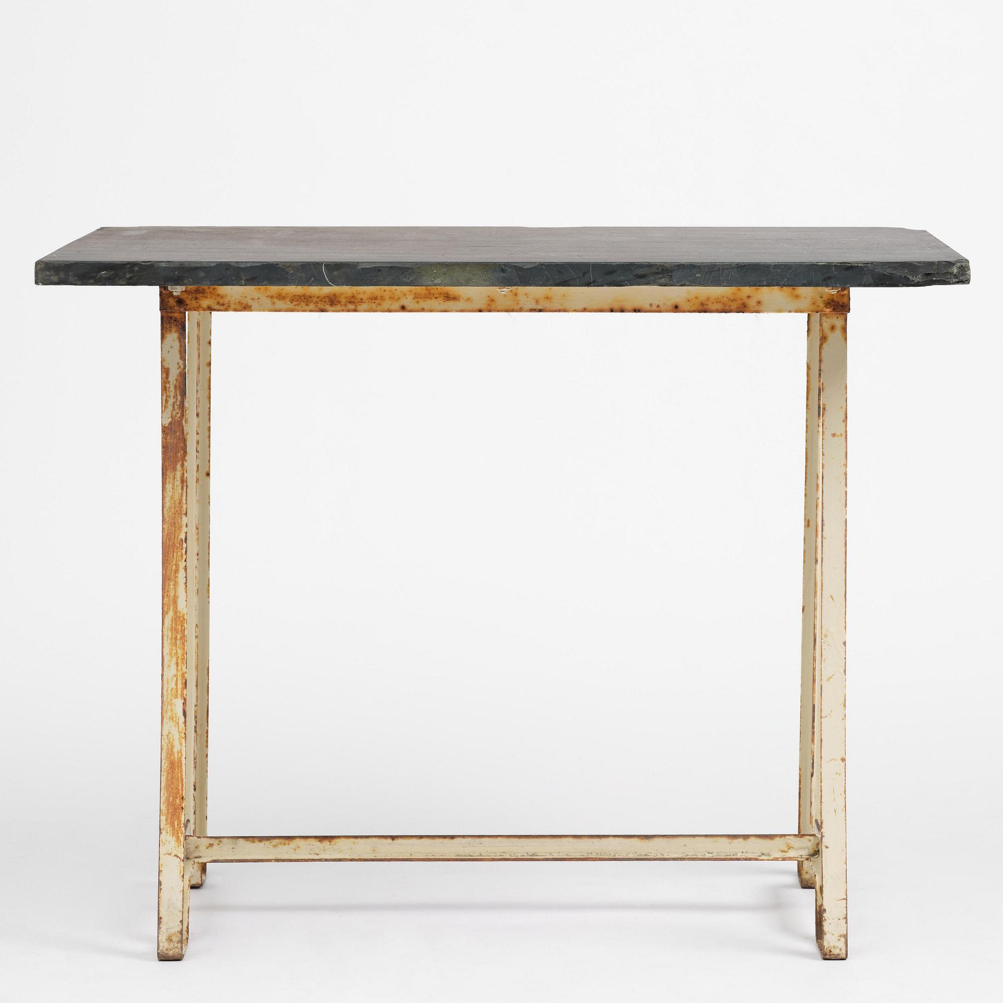 Carl Hörvik, a garden furniture set, a table and four chairs, possibly produced by Thulins vagnfabrik, Skillingaryd, Sweden.