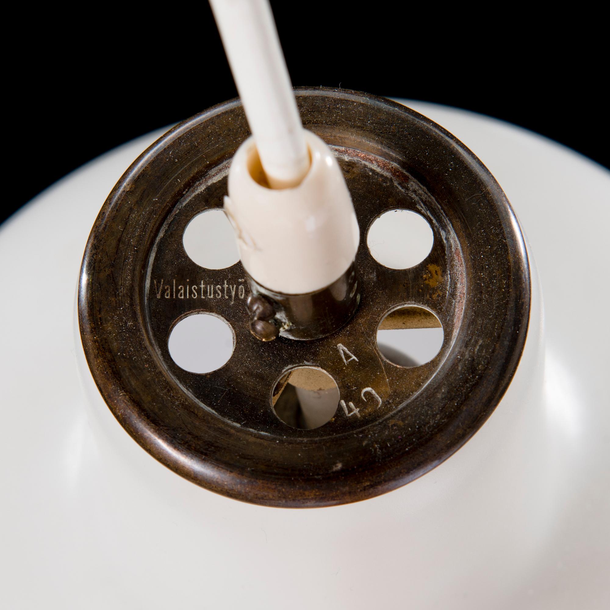 ALVAR AALTO, kattovalaisin, malli A40, Valaistustyö.