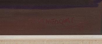 TAGE HEDQVIST, olja på duk, signerad.