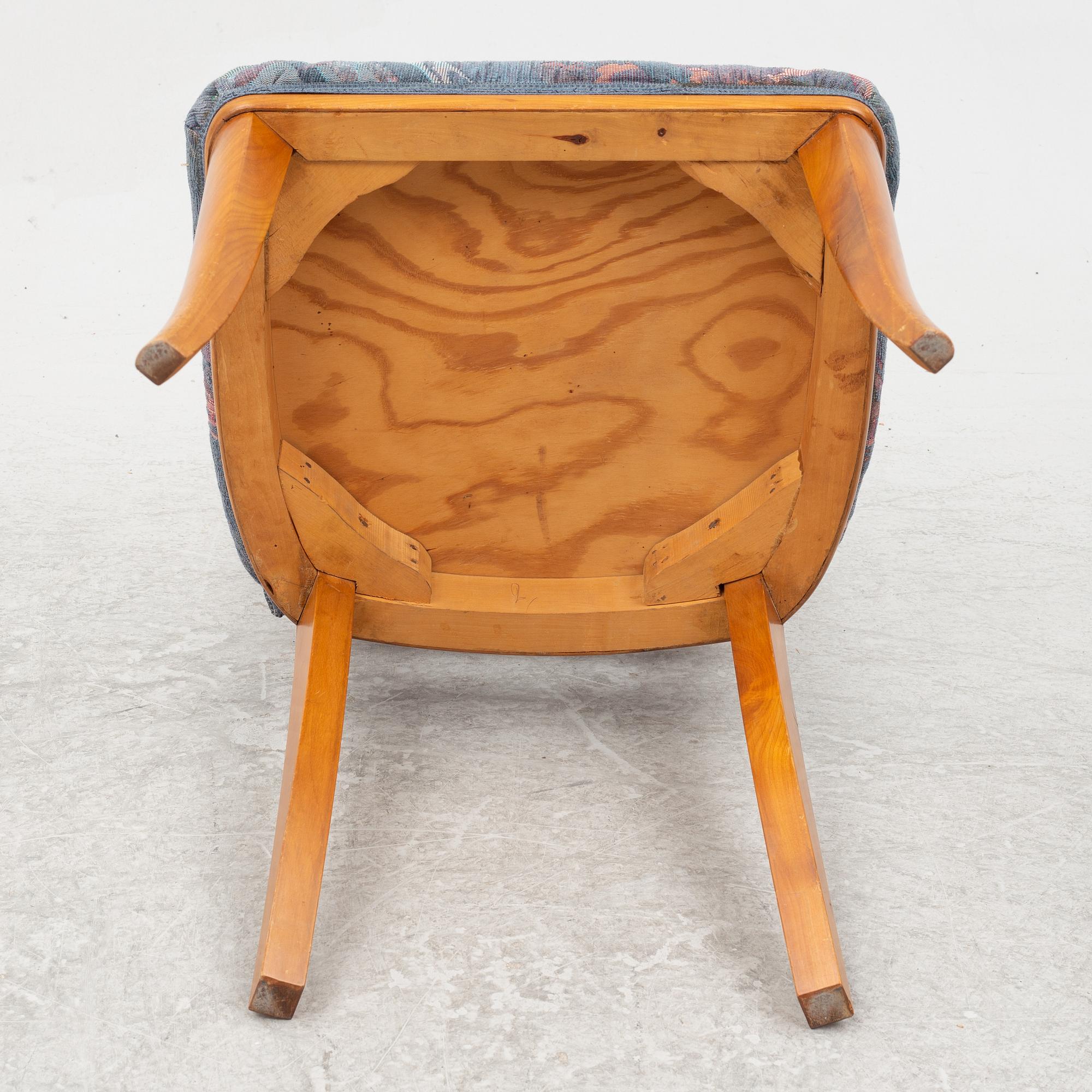 Carl Malmsten, eight 'Pyramid' chairs, second part of the 20th century.