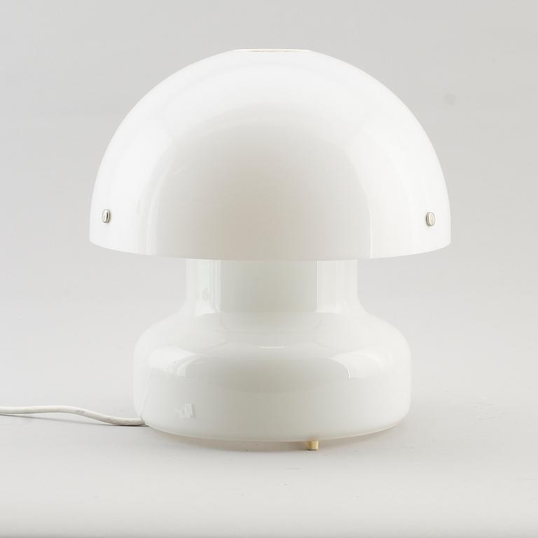 BORDSLAMPA, glas och plast, "Fungus", Anders Pehrson, Ateljé Lyktan, Åhus.