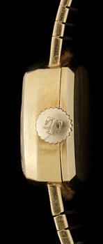 DAMARMBANDSUR, guld 18k, Tissot, manuell. Tot ca 43 gram.