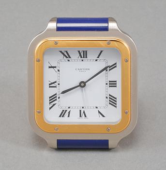 VÄCKARKLOCKA/BORDSUR, Cartier, must de Cartier, Santos, 1980-talet.