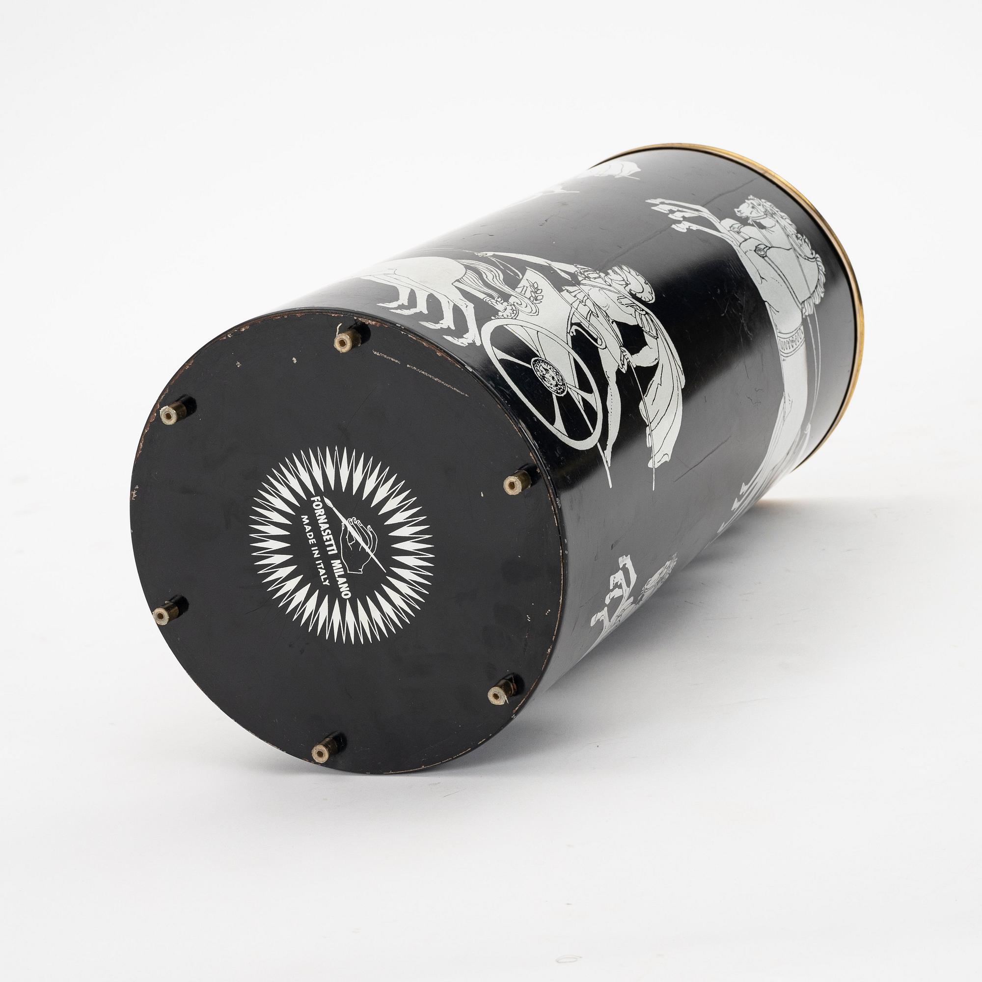 Piero Fornasetti, an umbrella stand, Studio Fornasetti Milan, Italy.