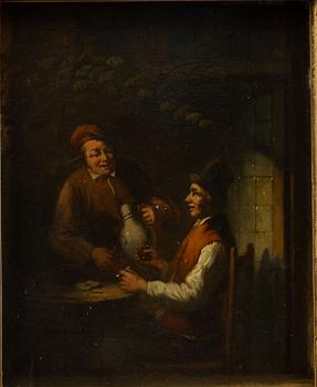 Dutch school, 19th century, Inn scene.