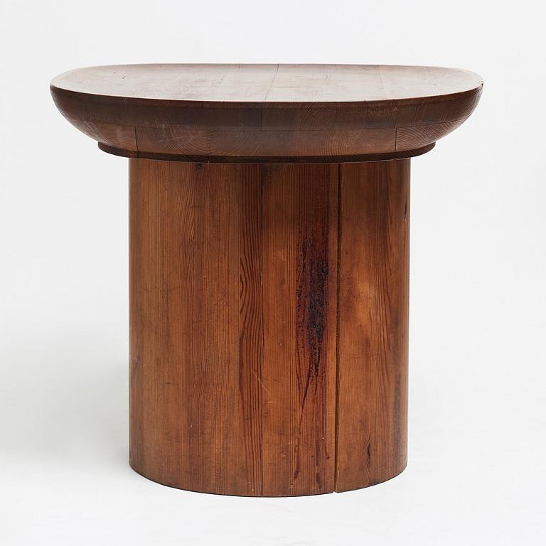 Axel Einar Hjorth, a stained pine "Utö" table, Nordiska Kompaniet, Sweden 1930's.