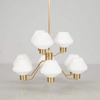 TAKLAMPA, mässing 1900-talets andra hälft.