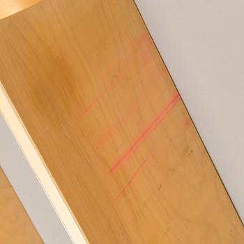 Alvar Aalto, set of three 1970s wall shelves '112 A' for Artek.