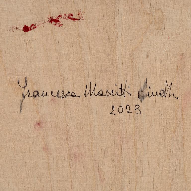 Francesca Mascitti-Lindh, installation "Passione", signerad Francesca Mascitti Lindh 2023.